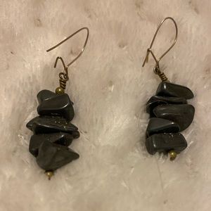 Hematite earrings